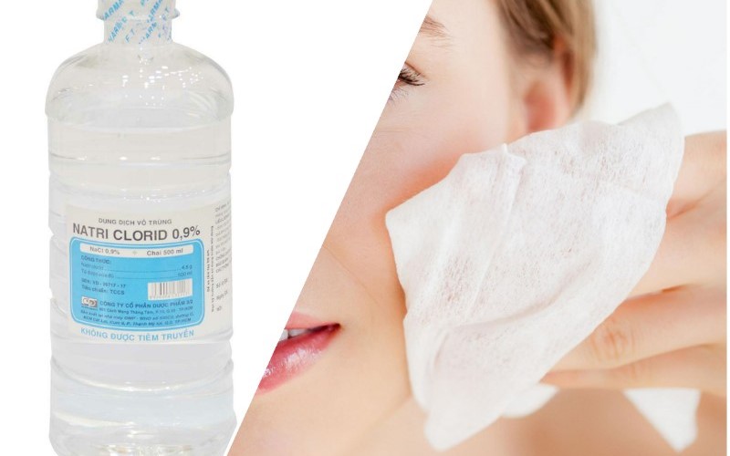 Nước muối sinh lý là sản phẩm được nhiều người tin dùng để chăm sóc da